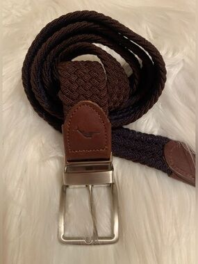 TOMMY BAHAMA men’s braided reversible belt LNWOT size LG/XL